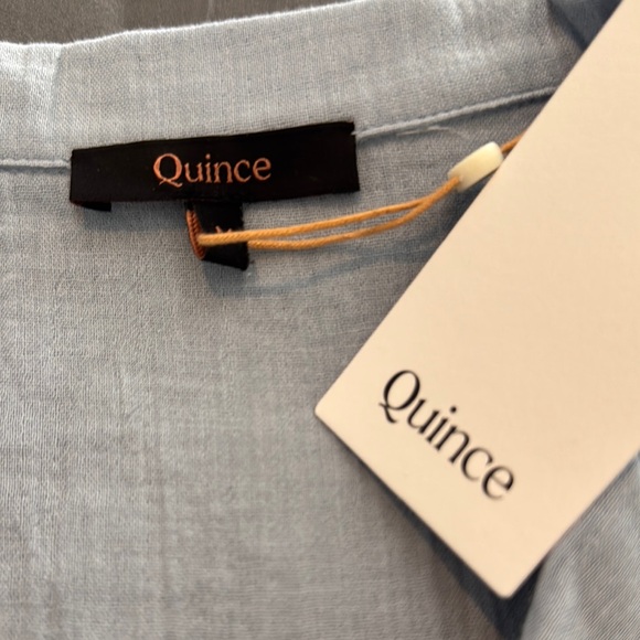 Quince Sky Blue Textured Shirt - Picture 2 of 5